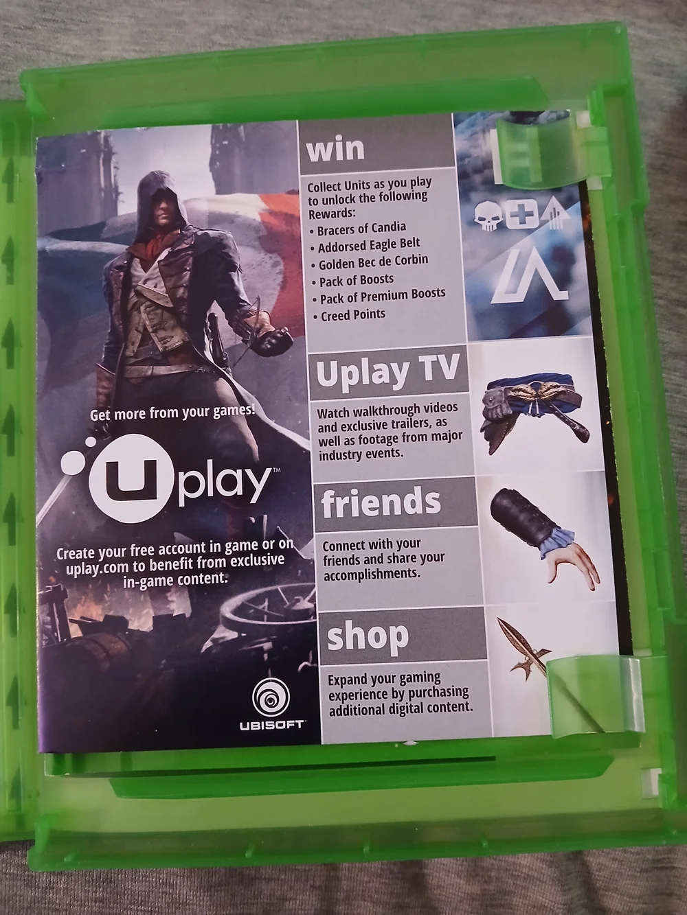 Assassin's Creed Unity Limited Edition - Xbox One (Green Case)